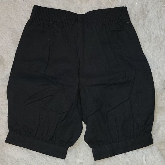 JANIE AND JACK RUFFLE POCKET BLACK SHORTS, SIZE 12-18 MONTHS - Picture 7 of 7